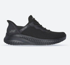 Women's Wide Fit Skechers 117500 Bobs Squad Chaos Daily Inspiration Trainer