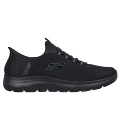 Men's Wide Fit Skechers Slip-ins 232457 High Range Summits Trainers - Black
