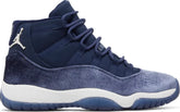 Nike Womens Air Jordan 11 Retro Sneakers - 'Midnight Navy Velvet'