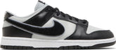 Nike Mens Dunk Low Sneakers - 'Chenille Swoosh - Grey Fog'