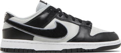 Nike Mens Dunk Low Sneakers - 'Chenille Swoosh - Grey Fog'