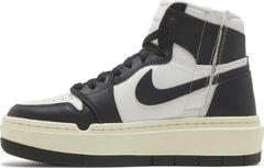Nike Womens Air Jordan 1 Elevate High Sneakers - 'White Black'