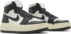Nike Womens Air Jordan 1 Elevate High Sneakers - 'White Black'