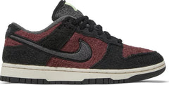 Nike Womens Dunk Low SE Sneakers - 'Fleece - Burgundy Crush'