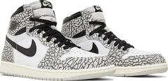 Nike Mens Air Jordan 1 Retro High OG Sneakers - 'White Cement'