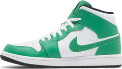 Nike Mens Air Jordan 1 Mid Sneakers - 'Lucky Green'