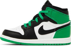 Nike Toddlers Air Jordan 1 Retro High OG Sneakers - 'Lucky Green'