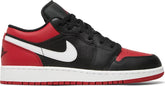 Nike Grade School Womens Air Jordan 1 Low Sneakers - 'Alternate Bred Toe'