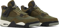 Nike Mens Air Jordan 4 Retro SE Sneakers - 'Craft - Olive'