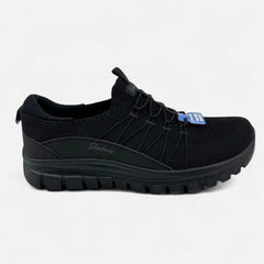 Skechers Graceful Picture Perfect Black Womens Casual Stretch Fit Sneaker