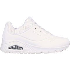 Women's Wide Fit Skechers 73690 Uno Stand On Air Sports Trainers