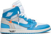 Nike Mens Off-White x Air Jordan 1 Retro High OG Sneakers - 'UNC'