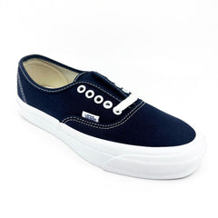Vans Vault OG Authentic LX (Canvas) Navy Blue White Womens Casual Sneakers