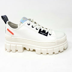 Palladium Revolt LO TX Star White Womens Platform Boots 97243 116