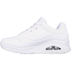 Women's Wide Fit Skechers 73690 Uno Stand On Air Sports Trainers