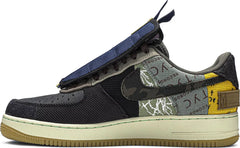 Nike Mens Travis Scott x Air Force 1 Low Sneakers - 'Cactus Jack'