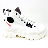 Palladium Revolt Hi TX Star White Marshmallow Womens Platform Boots 97242 127