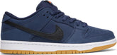 Nike Mens Dunk Low Pro ISO SB Sneakers - 'Navy Gum'