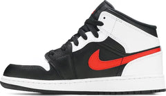 Nike Grade School Womens Air Jordan 1 Mid Sneakers - 'Chile Red'