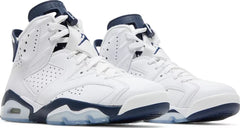 Nike Mens Air Jordan 6 Retro Sneakers - 'Midnight Navy' 2022