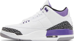 Nike Mens Air Jordan 3 Retro Sneakers - 'Dark Iris'