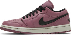 Nike Womens Air Jordan 1 Low SE Sneakers - 'Light Mulberry'