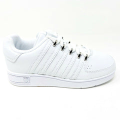 K-Swiss Ruttger White Platinum Child Kids Casual Sneakers 52024147