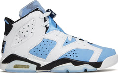 Nike Grade School Womens Air Jordan 6 Retro Sneakers - 'UNC Home'