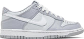 Nike Grade School Womens Dunk Low Sneakers - 'Pure Platinum Wolf Grey'