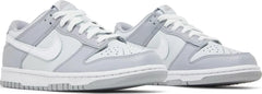 Nike Grade School Womens Dunk Low Sneakers - 'Pure Platinum Wolf Grey'