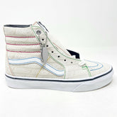 Vans SK8 Hi (Vans Emboss) True White Womens Casual Shoes Sneakers