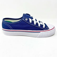PF Flyers Center Lo Reiss Navy White Kids Retro Sneakers KC1002NV