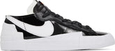 Nike Mens Sacai x Blazer Low Sneakers - 'Black Patent'