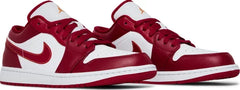 Nike Mens Air Jordan 1 Low Sneakers - 'Cardinal Red'