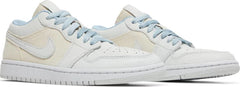 Nike Womens Air Jordan 1 Low Sneakers - 'Sail Canvas'