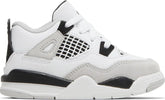 Nike Toddlers Air Jordan 4 Retro Sneakers - 'Military Black'