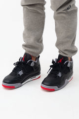 Nike Mens Jordan 4 Retro Sneakers - 'Bred Reimagined'