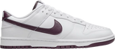 Nike Mens Dunk Low Sneakers - 'White Night Maroon'