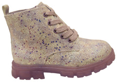 Grosby Kids Koko Lights Comfortable Girls Ankle Boots