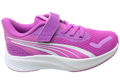 Puma Lite AC PS Kids Girls Comfortable Athletic Shoes Electric Orchid
