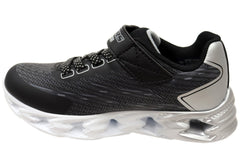 Skechers Kids Boys S Lights Vortex 2.0 Quantroid Comfortable Shoes
