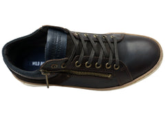 Wild Rhino Whistle Mens Comfortable Leather Lace Up Casual Shoes