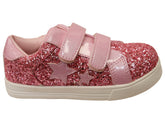 Grosby Angel Infant Toddler Junior Kids Girls Adjustable Strap Shoes