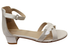 Grosby Jewel Kids Girls Comfortable Low Heel Sandals