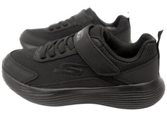 Skechers Kids GOrun 400 V2 Strarvo Comfortable Black Shoes
