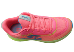 Skechers Kids Girls Max Cushioning Ascend Aura Speed Comfortable Shoes