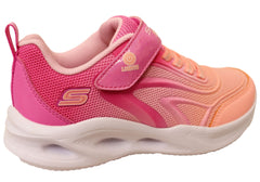 Skechers Kids Girls S Lights Sola Glow Colour Breeze Comfortable Shoes