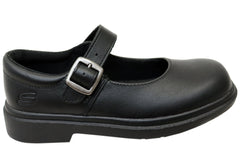 Skechers Kids Girls Smooth Tracks Elegant Steps Leather School Shoes