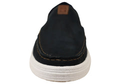 Pegada Renzo Mens Leather Comfort Casual Slip On Shoes Made In Brazil