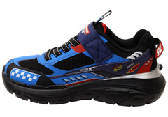Skechers Kids Boy Skech Tracks Comfortable Shoes Blue Red